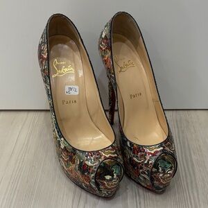 Christian Louboutin Artistic Multicolor Heels
